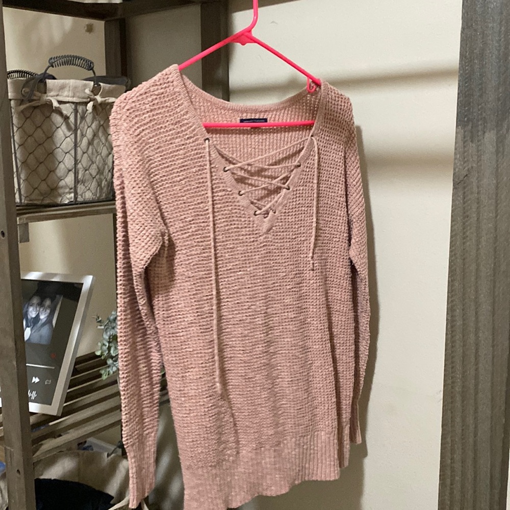 American Eagle Pink Sweater